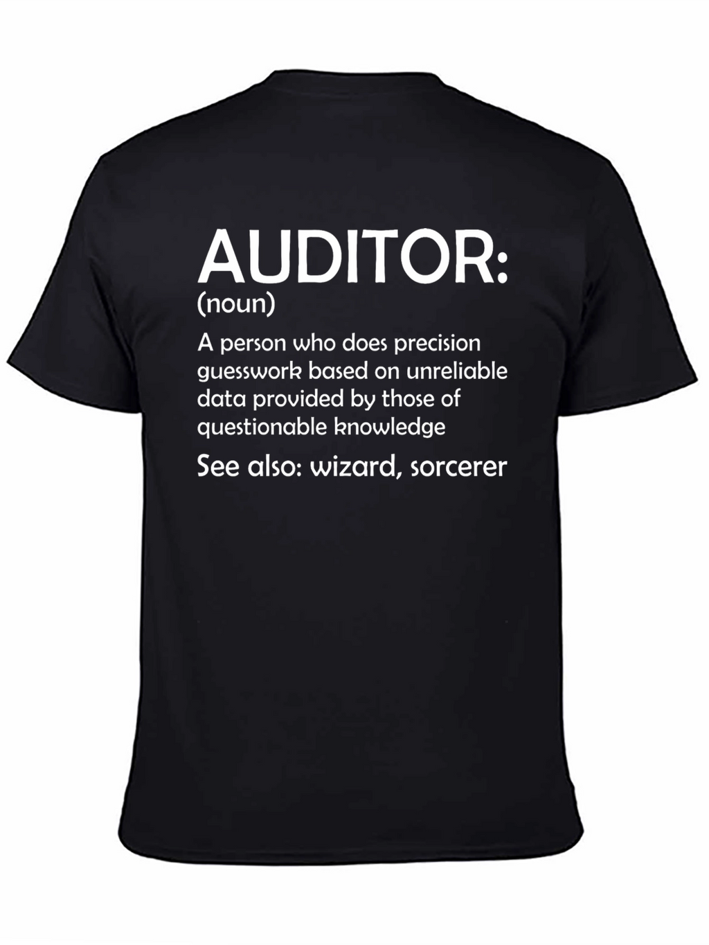 Auditor Definition T-Shirt - Funny Accounting Gift