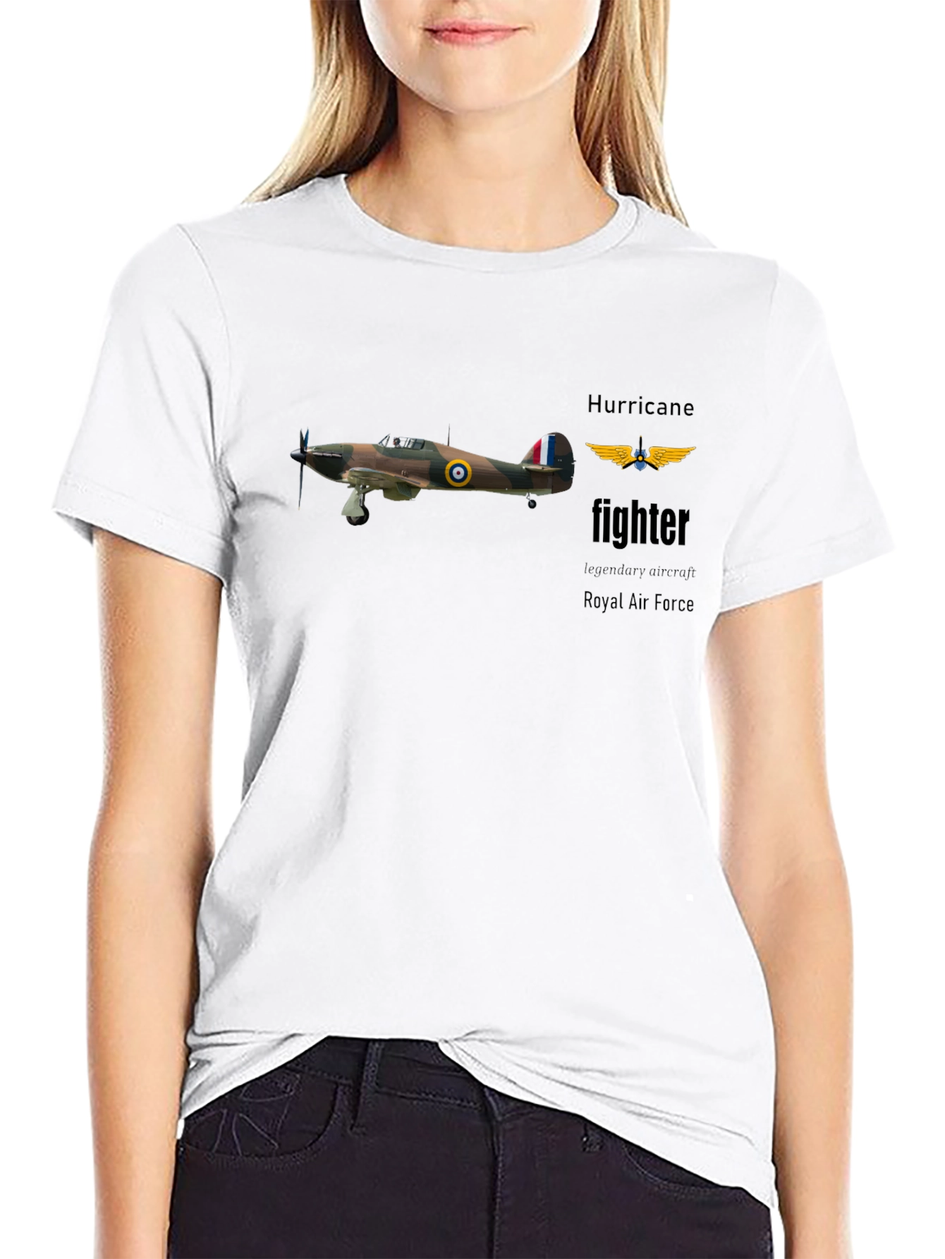 Hurricane Fighter T-Shirt - Royal Air Force