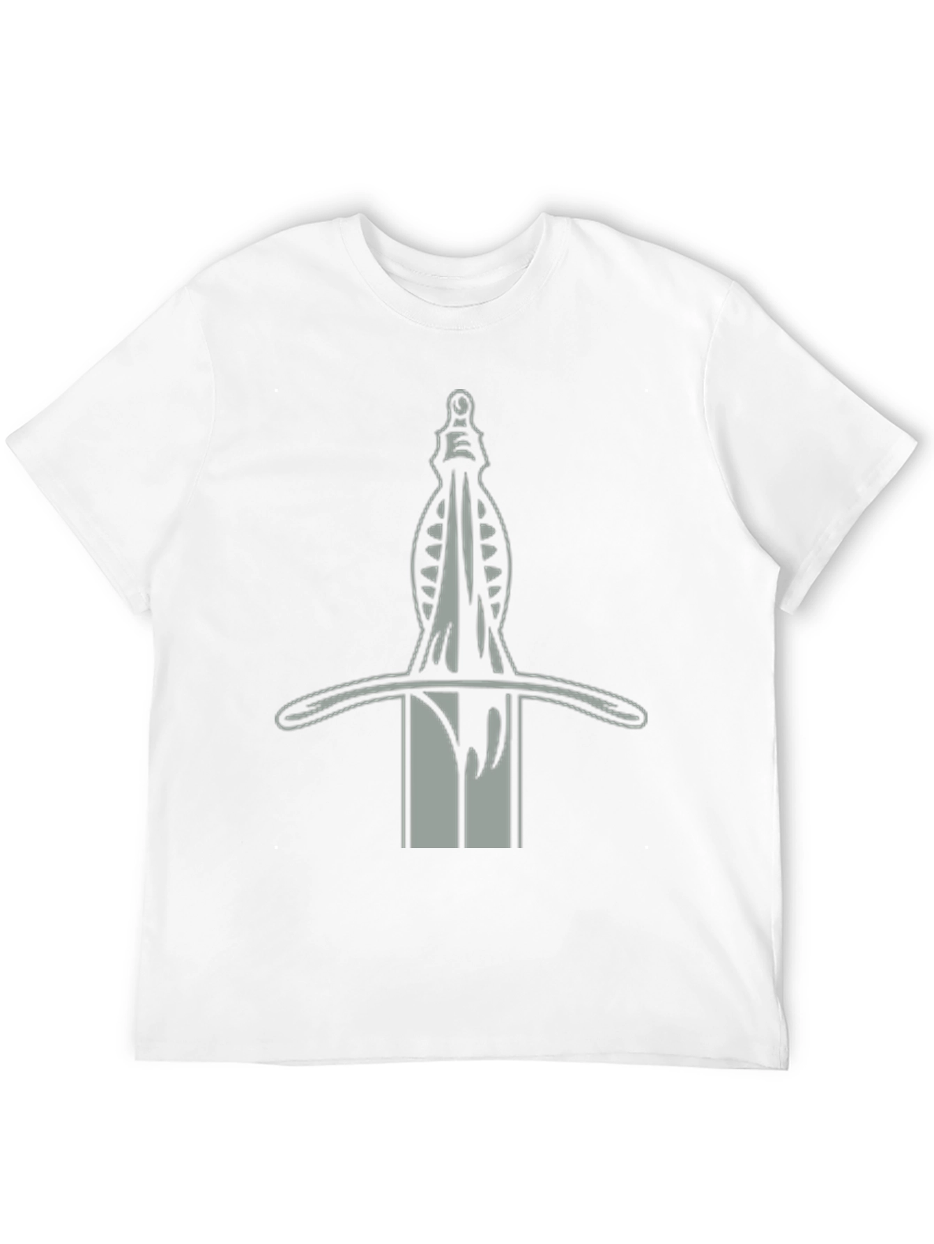 Sword Graphic Tee - Medieval Inspired Black T-Shirt