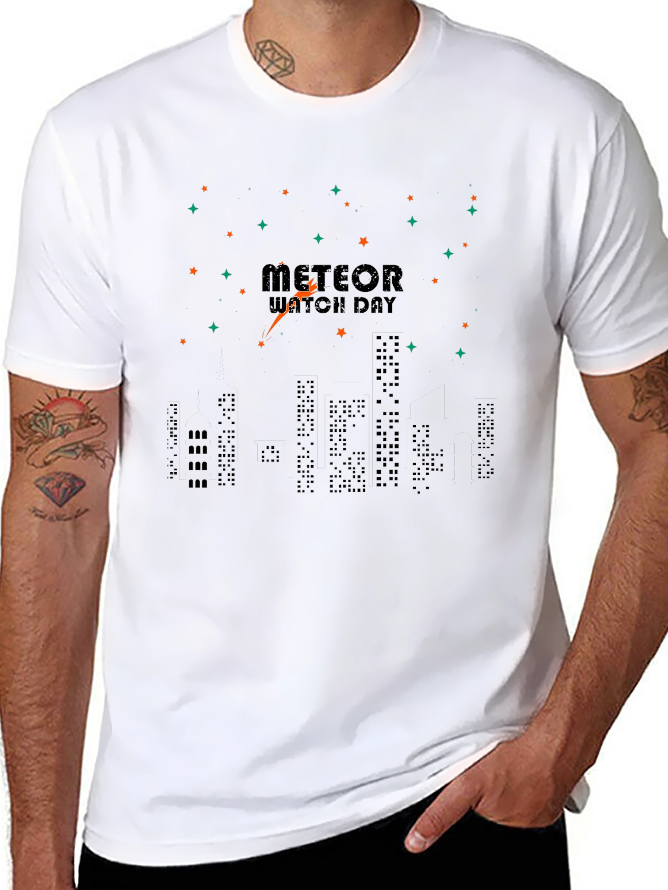 Meteor Watch Day Graphic Tee