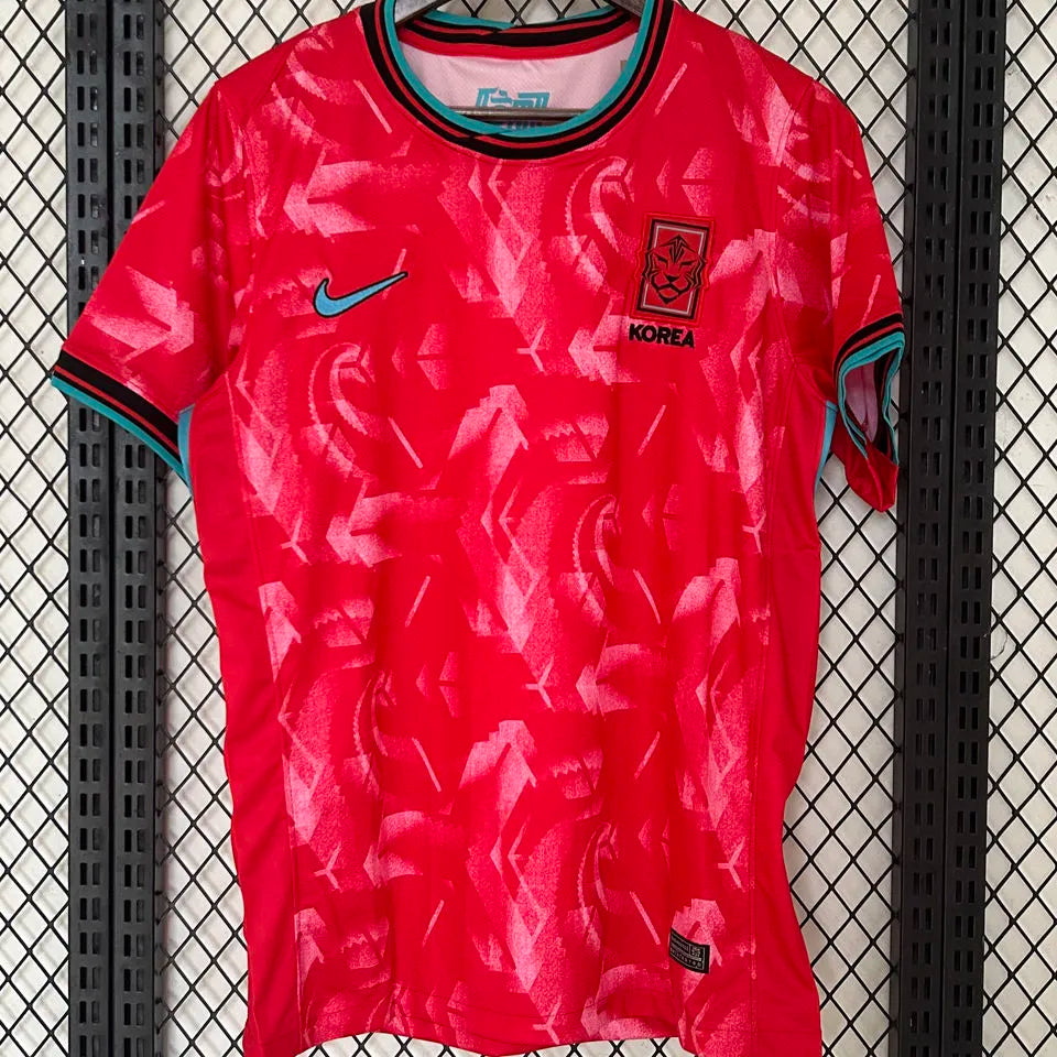 2024/25 Palestine Red Fans Soccer Jersey Detail 1
