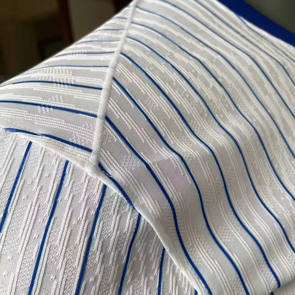 2024//25 France Away White Player Version Soccer Jersey Detail 3