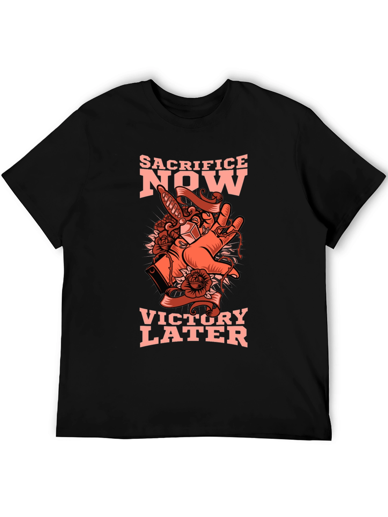 Sacrifice Now Victory Later Graphic Tee