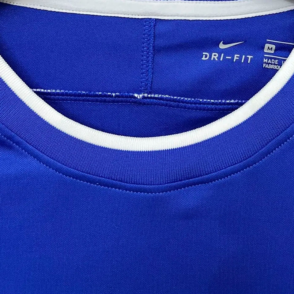 1998 Brazil Away Blue Retro Soccer Jersey Detail 1