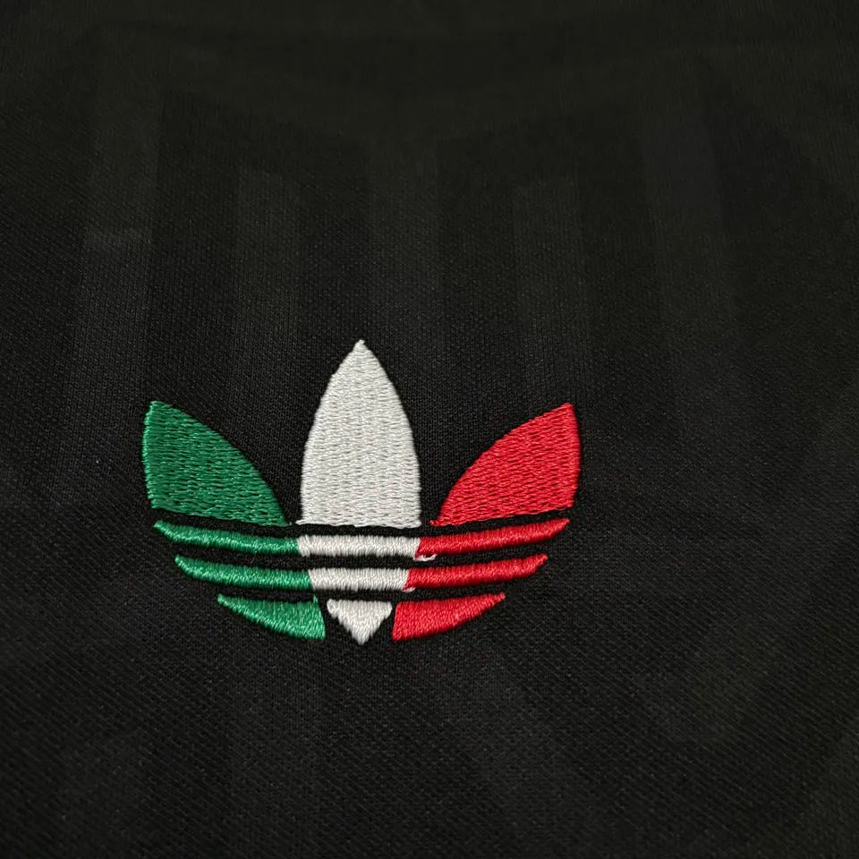 2026/27 Mexico 1:1 Quality Third Black Fans Soccer Jersey (Have Right Patch 有右臂章 白底黑字） Detail 4
