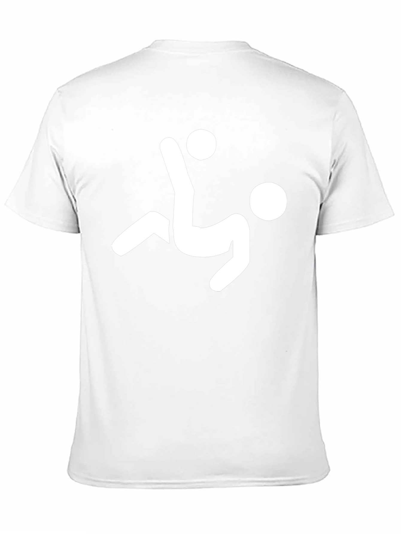 Soccer Bicycle Kick Graphic T-Shirt - Black Cotton Tee