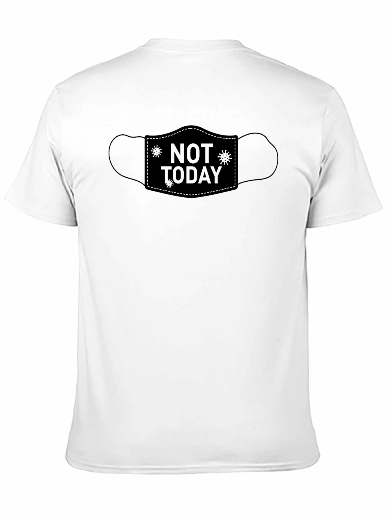 Not Today Graphic T-Shirt - Black Cotton Tee