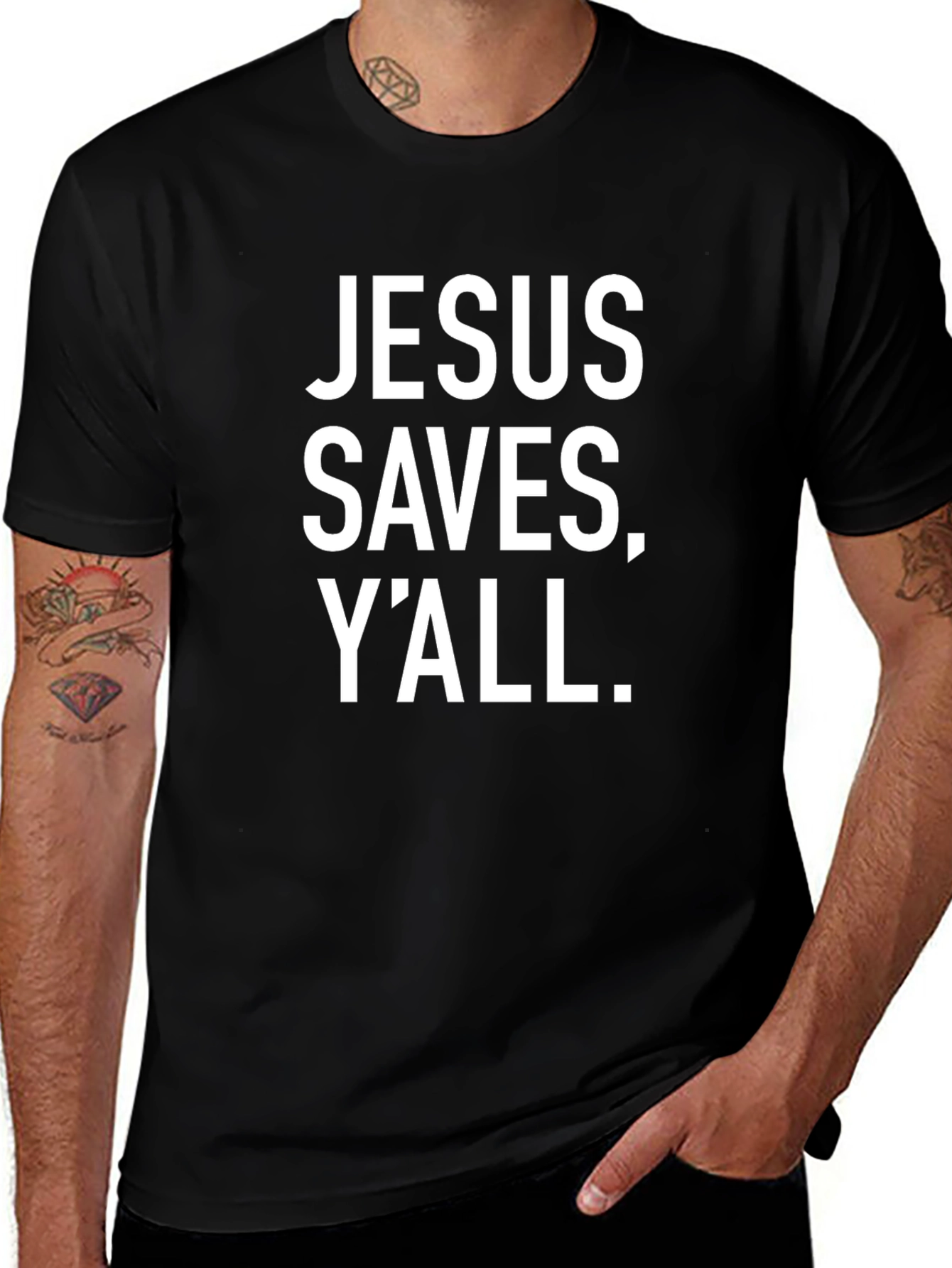 Jesus Saves Yall T-Shirt - Unisex Christian Tee