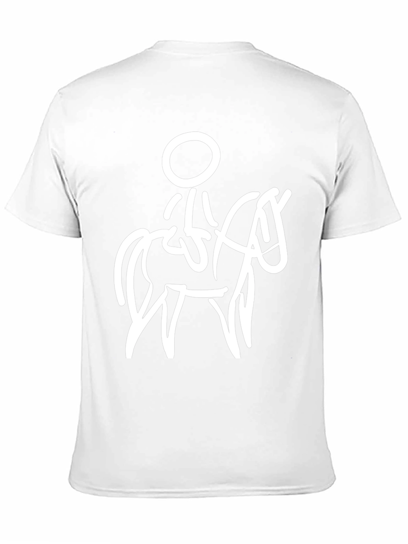Horse Rider Graphic Tee - Black Cotton T-Shirt