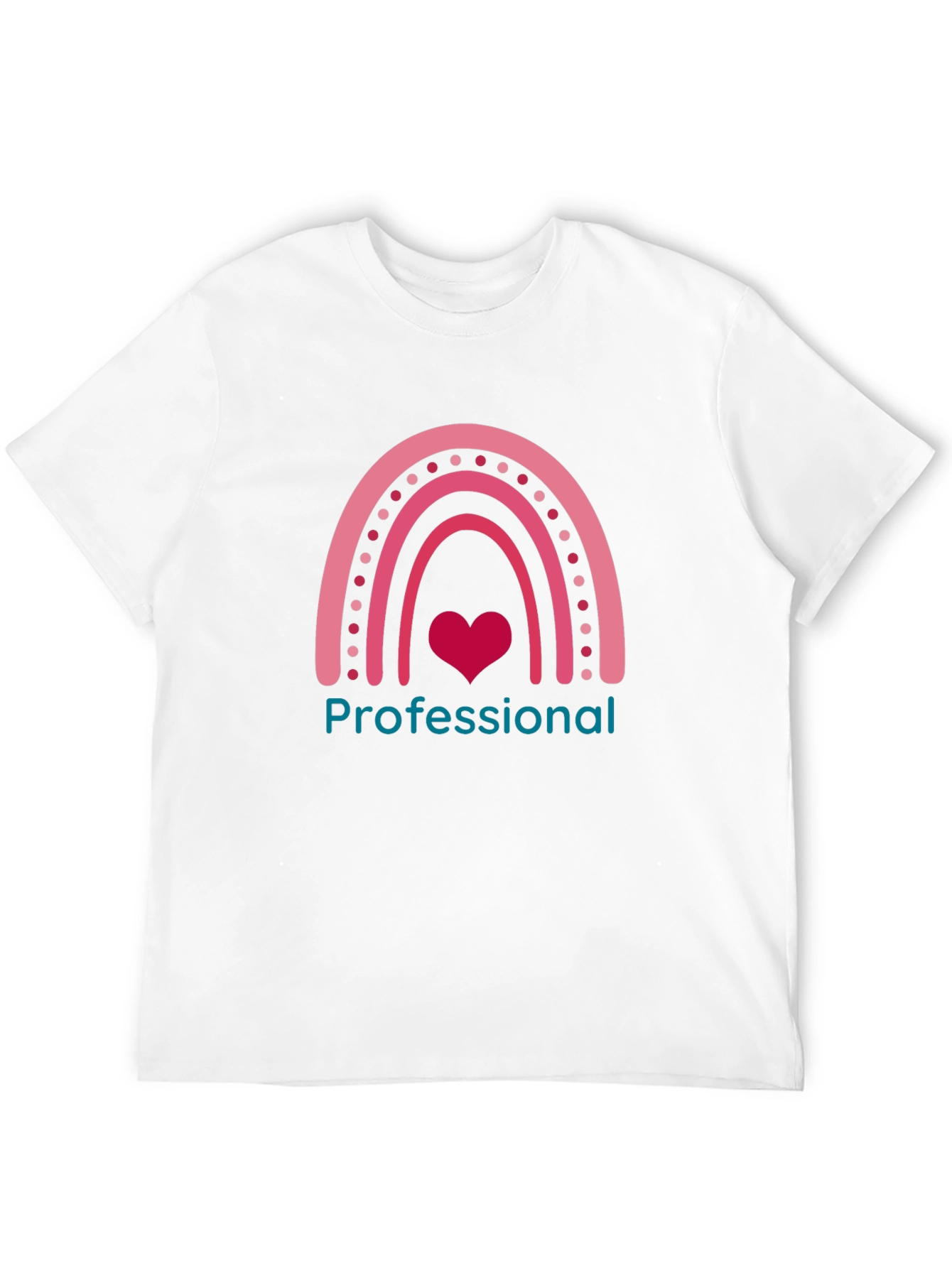 Professional Rainbow Heart Tee