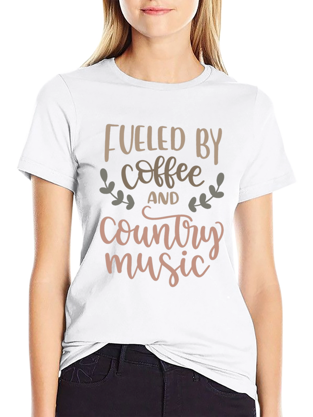 Fueled By Coffee And Country Music T-Shirt