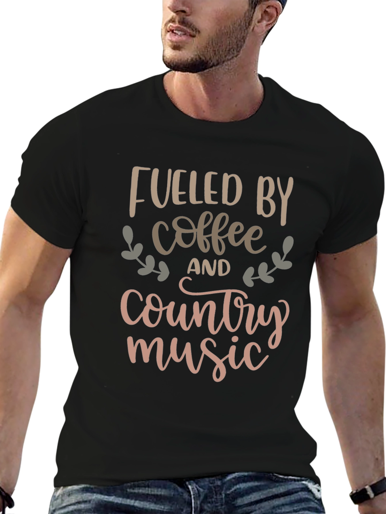 Fueled By Coffee And Country Music T-Shirt