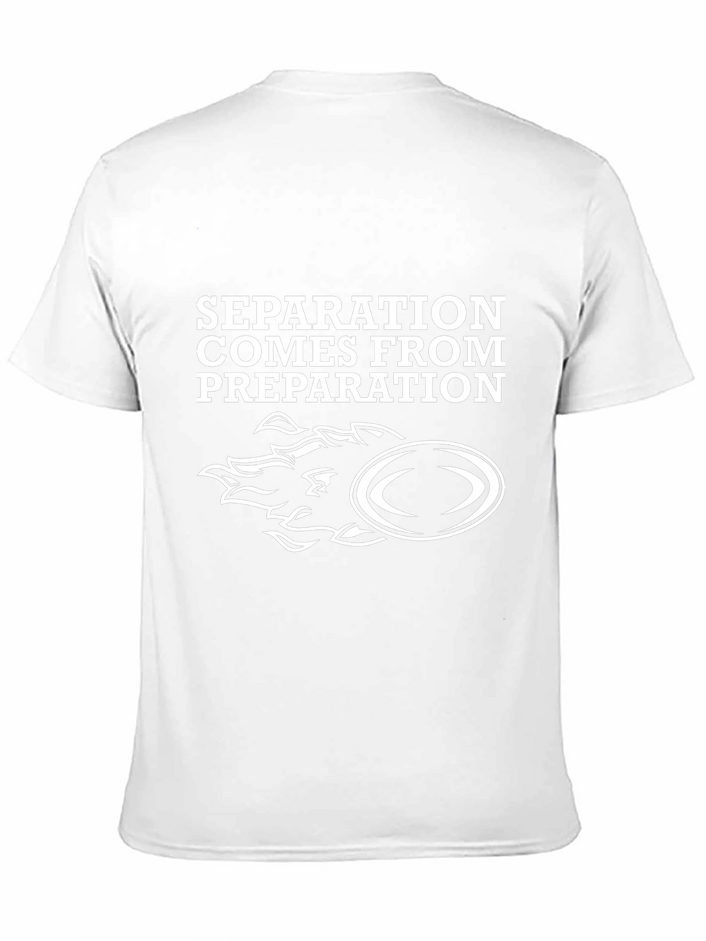 Separation Comes From Preparation Black T-Shirt