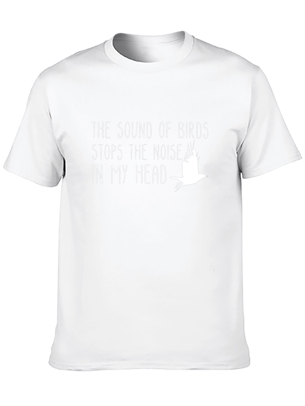 Sound of Birds Graphic Tee - Black Cotton T-Shirt