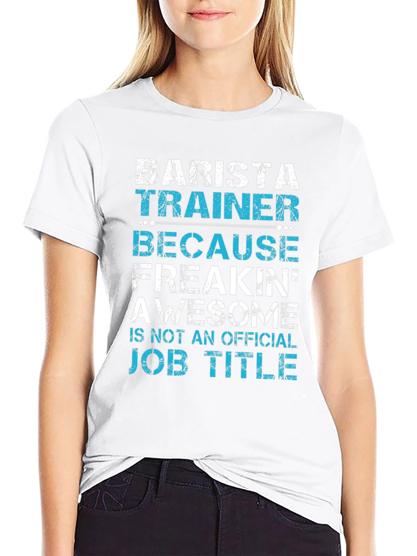 Barista Trainer Funny Job Title T-Shirt