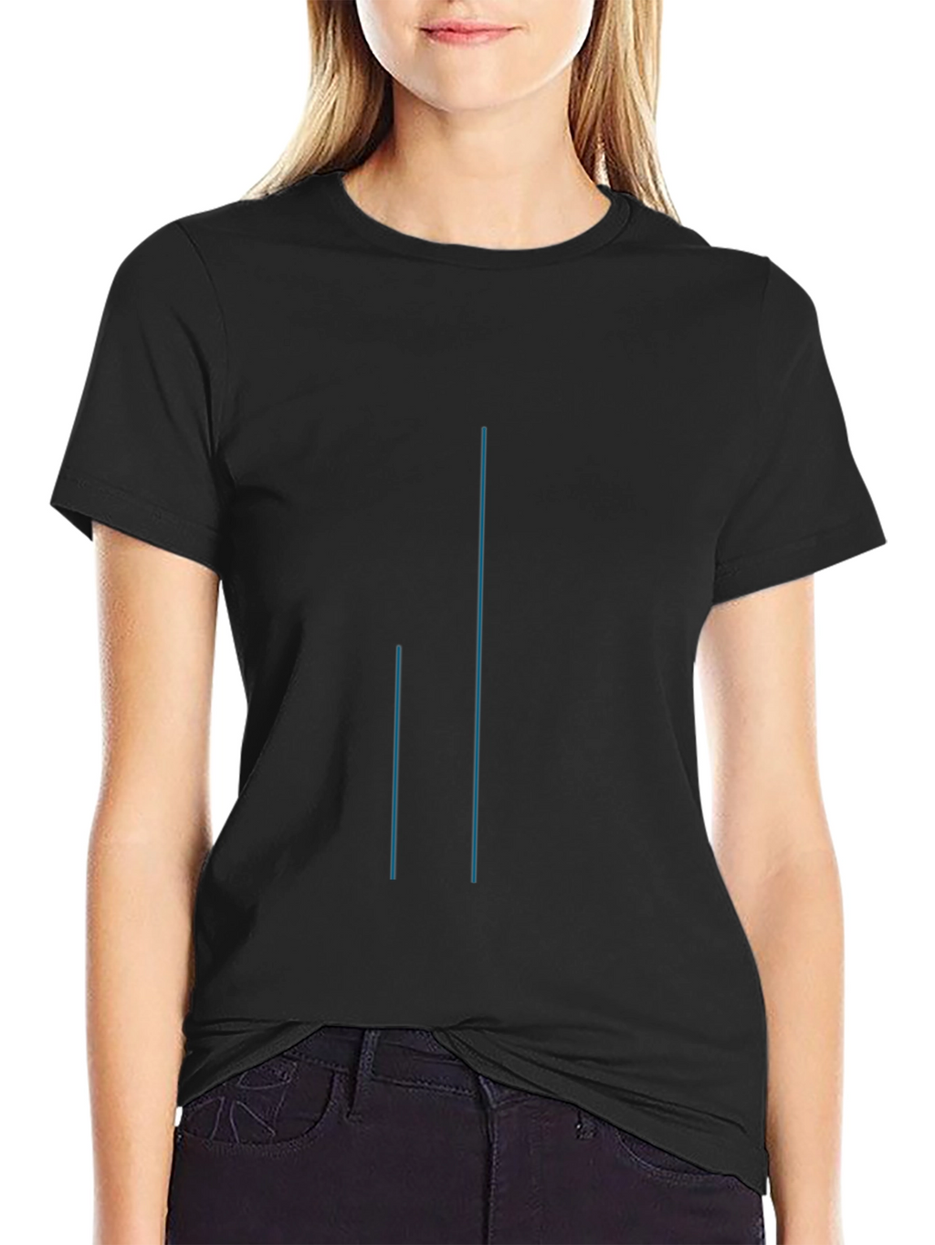Mens Black Casual T-Shirt