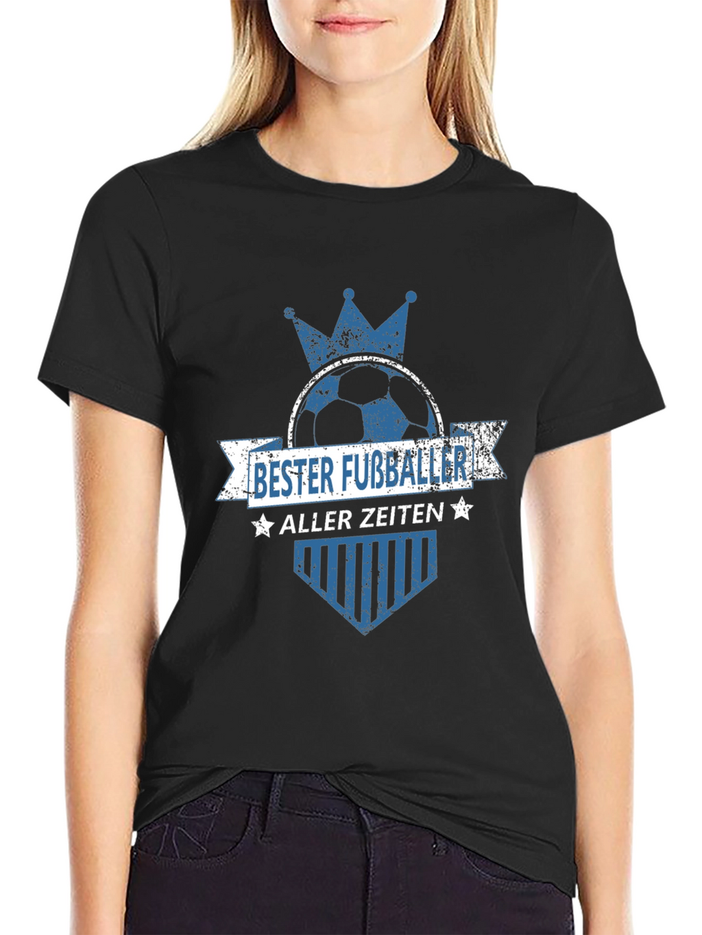 Bester Fussballer T-Shirt - Soccer King Tee