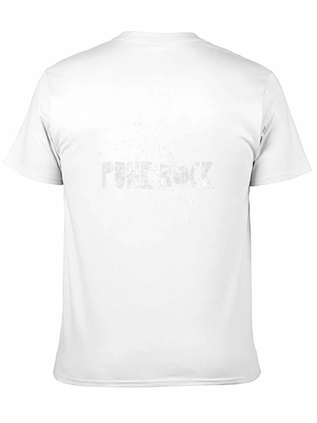 Punk Rock Graphic Tee - Black Cotton T-Shirt
