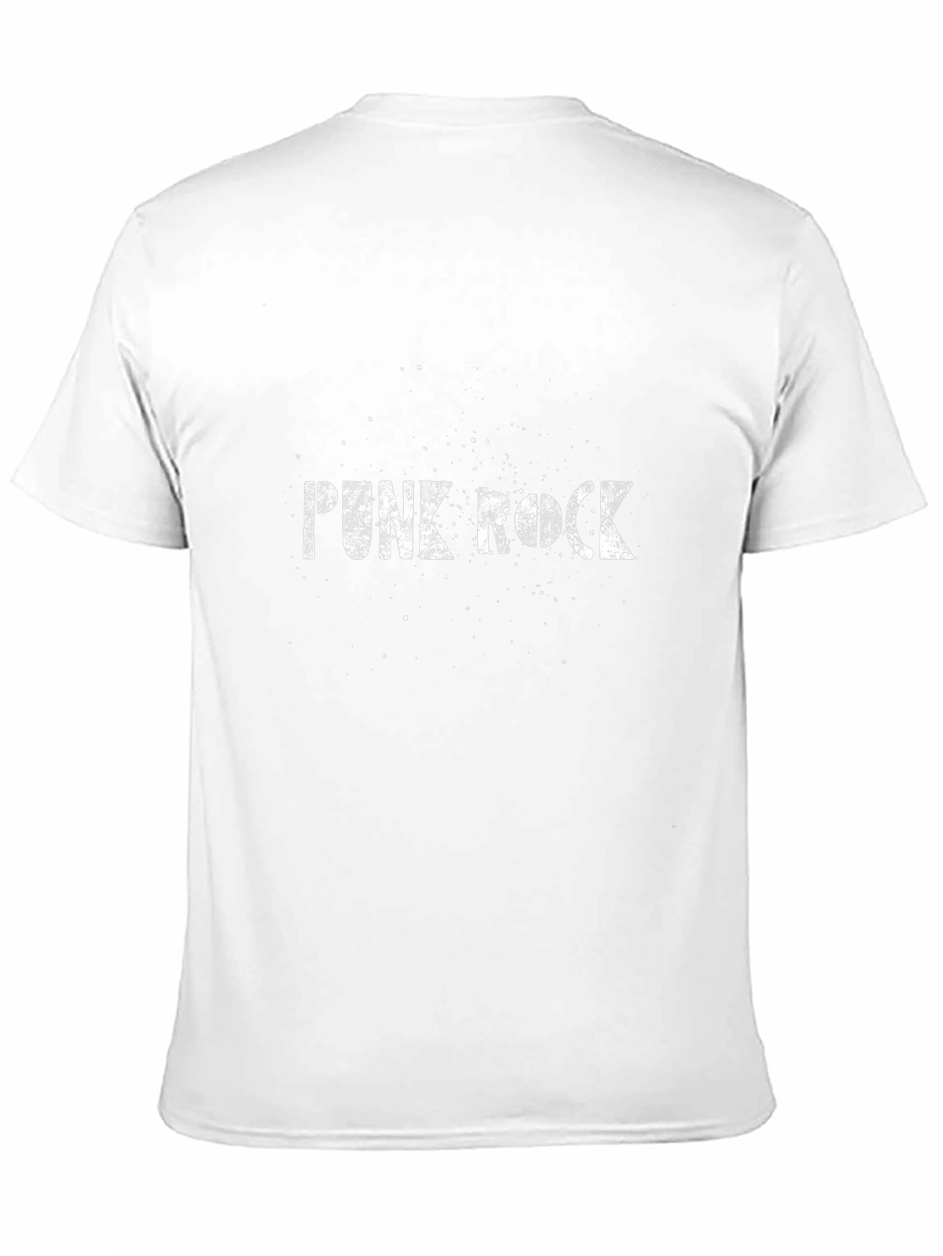 Punk Rock Graphic Tee - Black Cotton T-Shirt