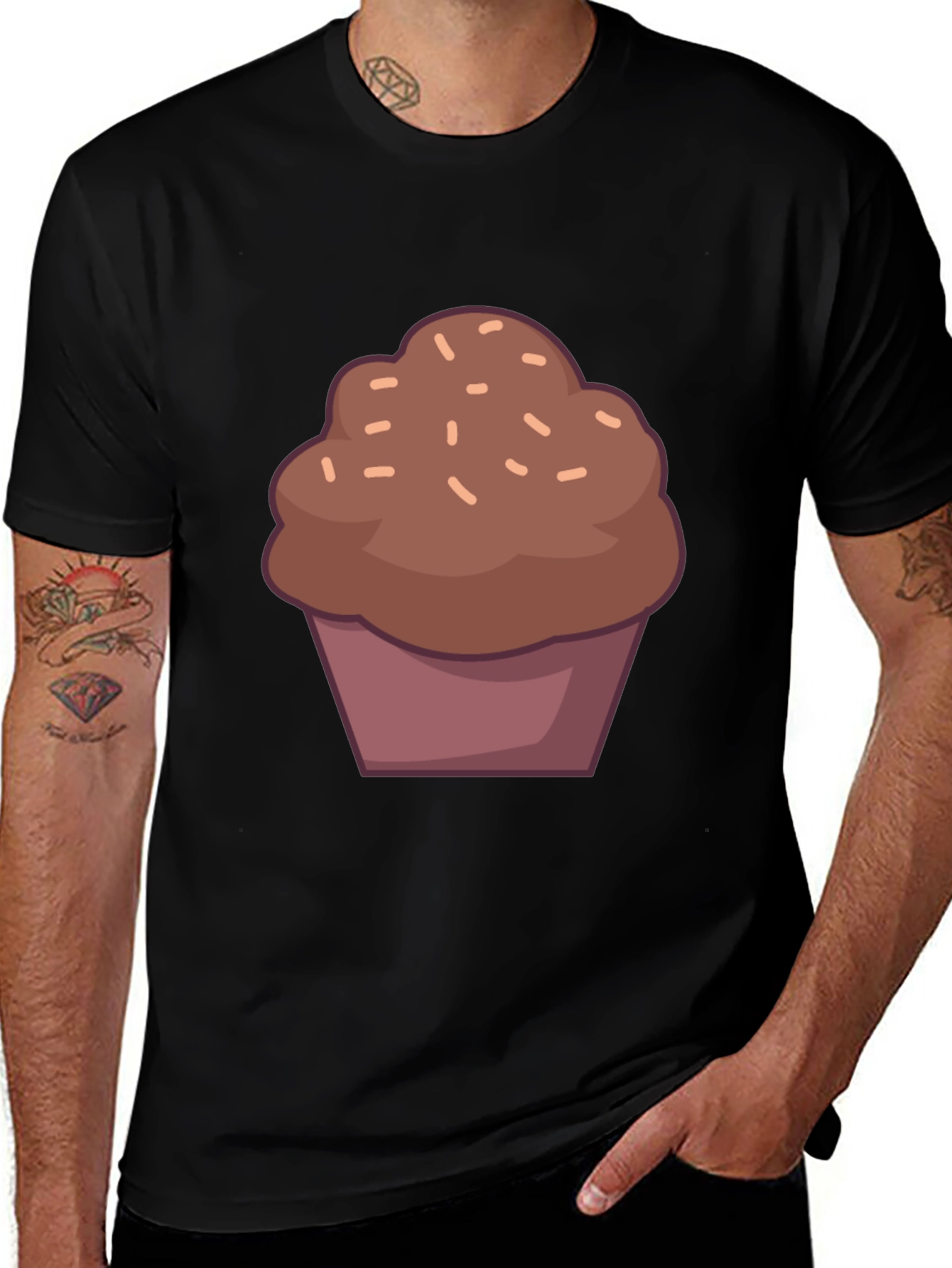 Chocolate Cupcake T-Shirt - Sweet Tooth Fashion