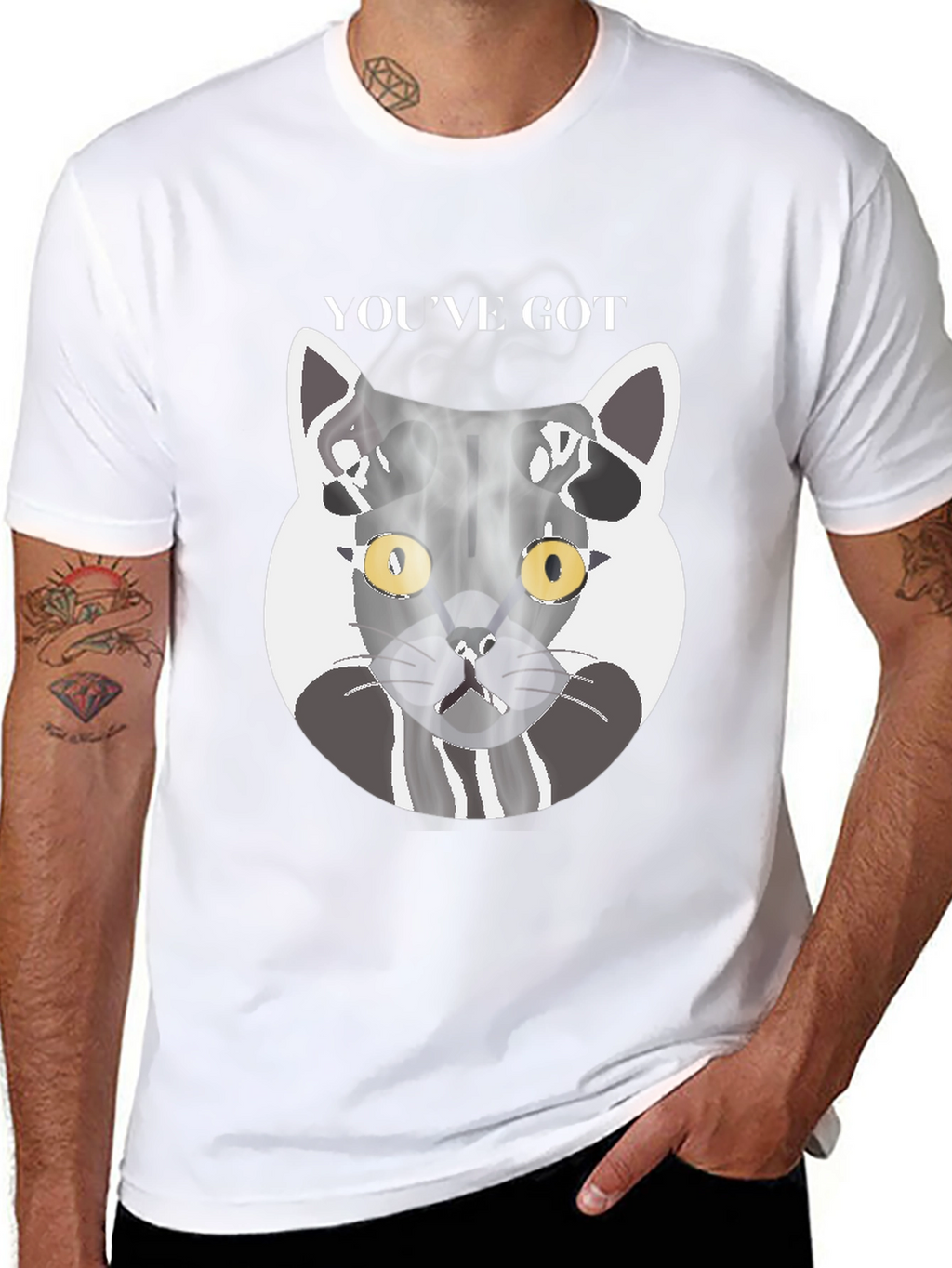 Cool Cat Graphic T-Shirt - Youve Got This!