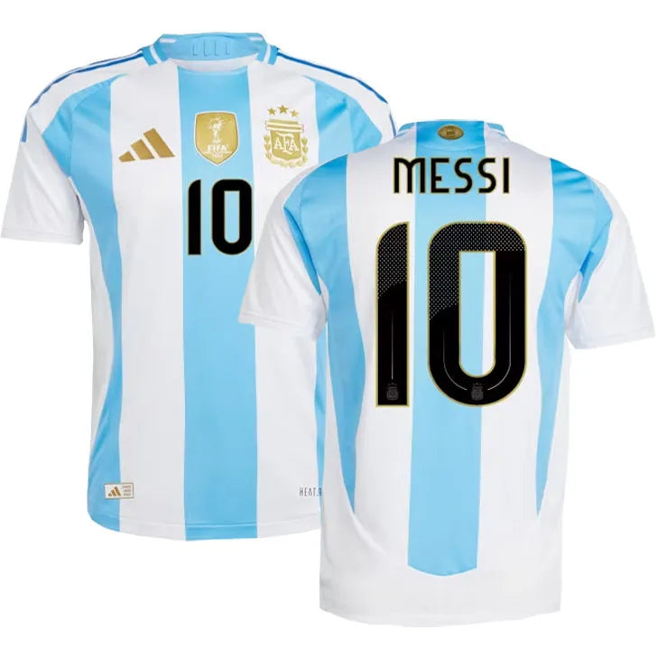 2024/25 Argentina 1:1 Quality Home Fans Jersey (Have FlFA World Champion 2022 有胸前章) Detail 2