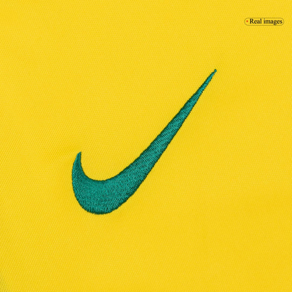 NEYMAR JR. #10 Brazil Home Soccer Jersey World Cup 2026 Yellow Image 5