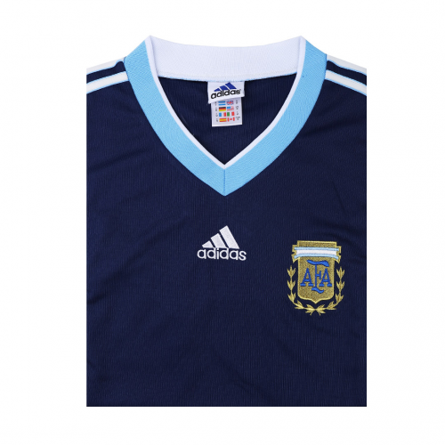 BATISTUTA #9 Retro Argentina Away Jersey World Cup 1998 Image 6