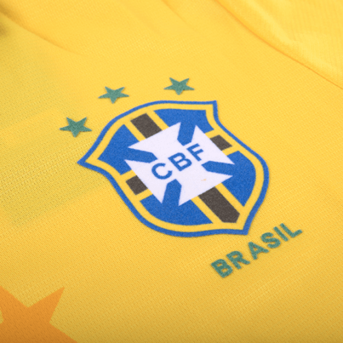 BEBETO #7 Retro Brazil Home Jersey World Cup 1994 Image 6