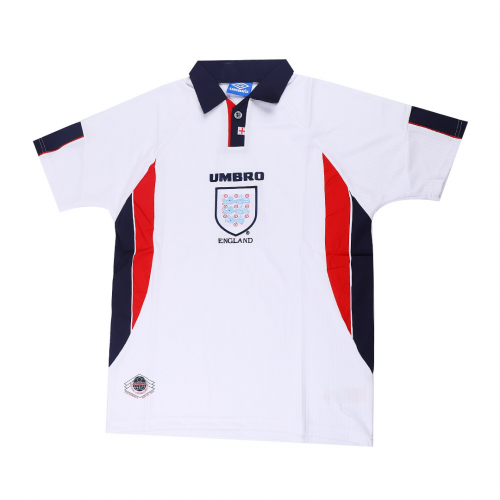 SHERINGHAM #10 Retro England Home Jersey World Cup 1998 Image 6