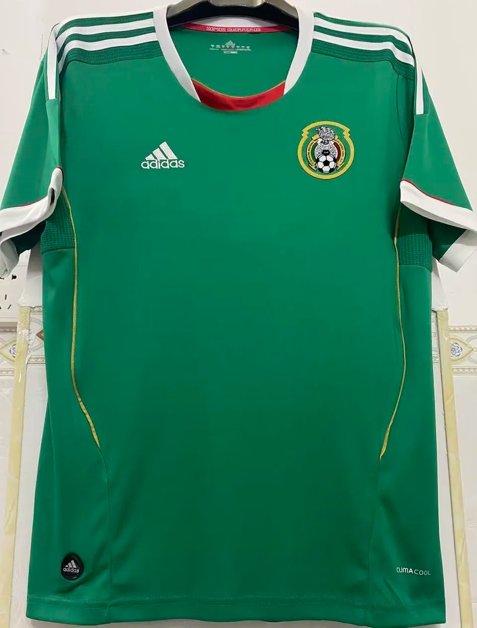 1995 Mexico Green Campos #1 GoalKeeper Retro Soccer Jersey 会杯主 Detail 3