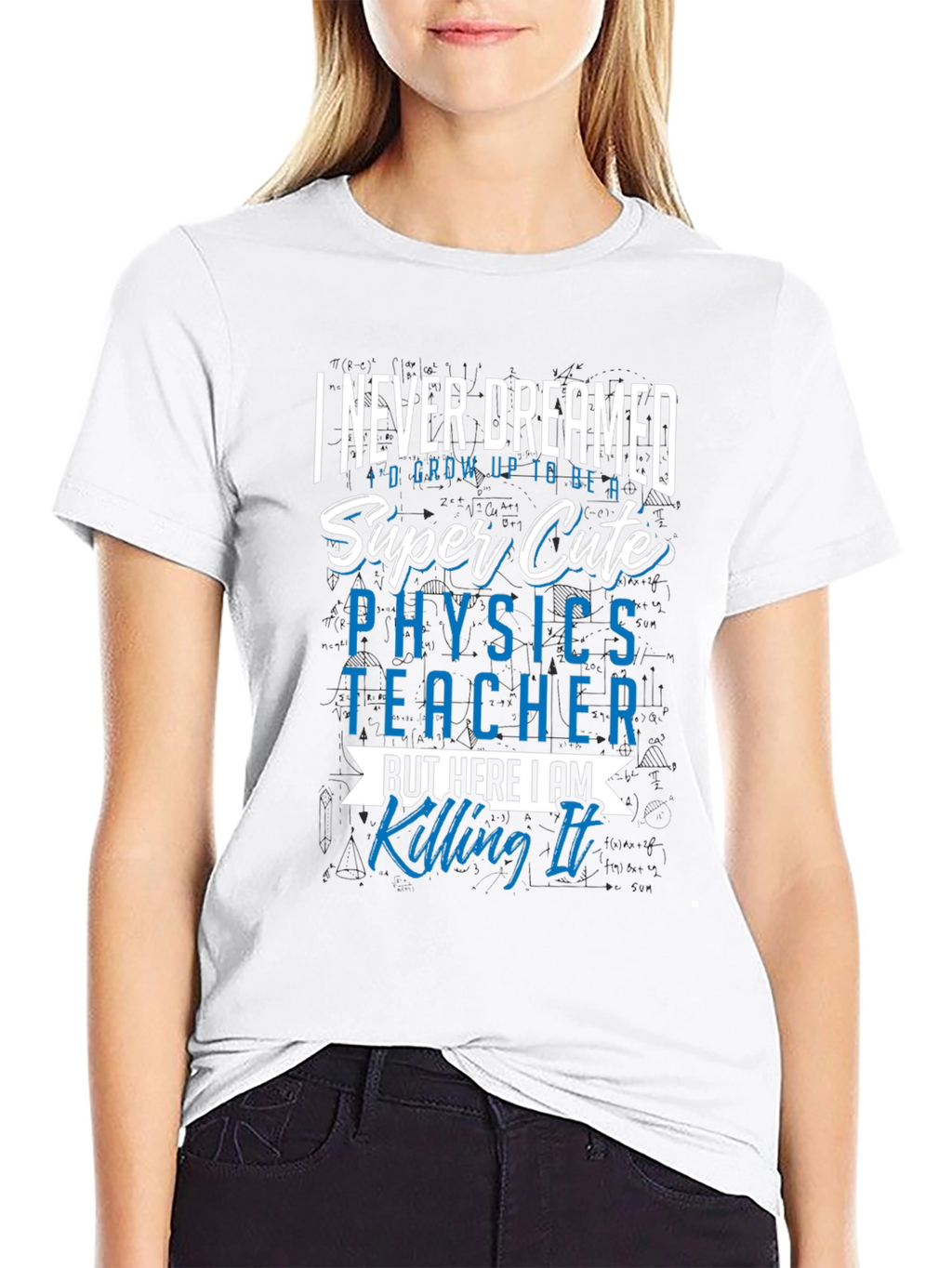 Super Cute Physics Teacher Graphic Tee