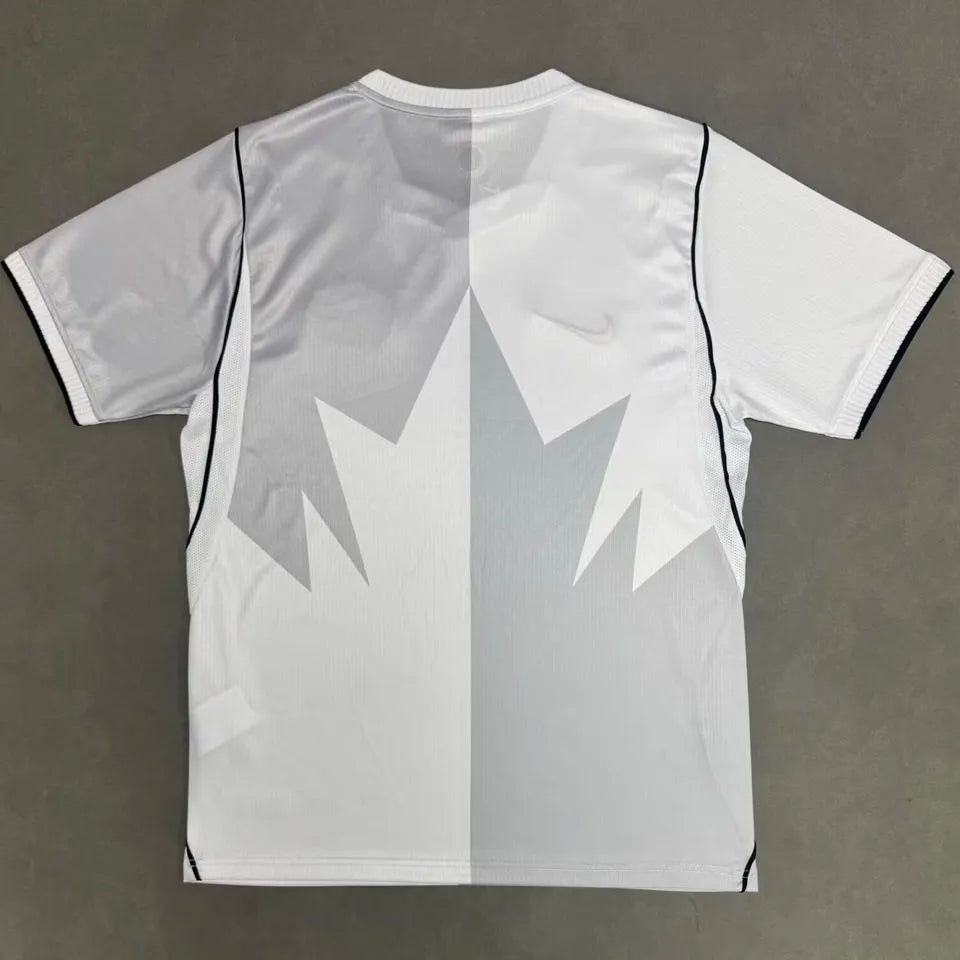 2026/27 Canada Third White Fans Soccer Jersey (Have Right Patch 有右臂章 黑底白字） Detail 1