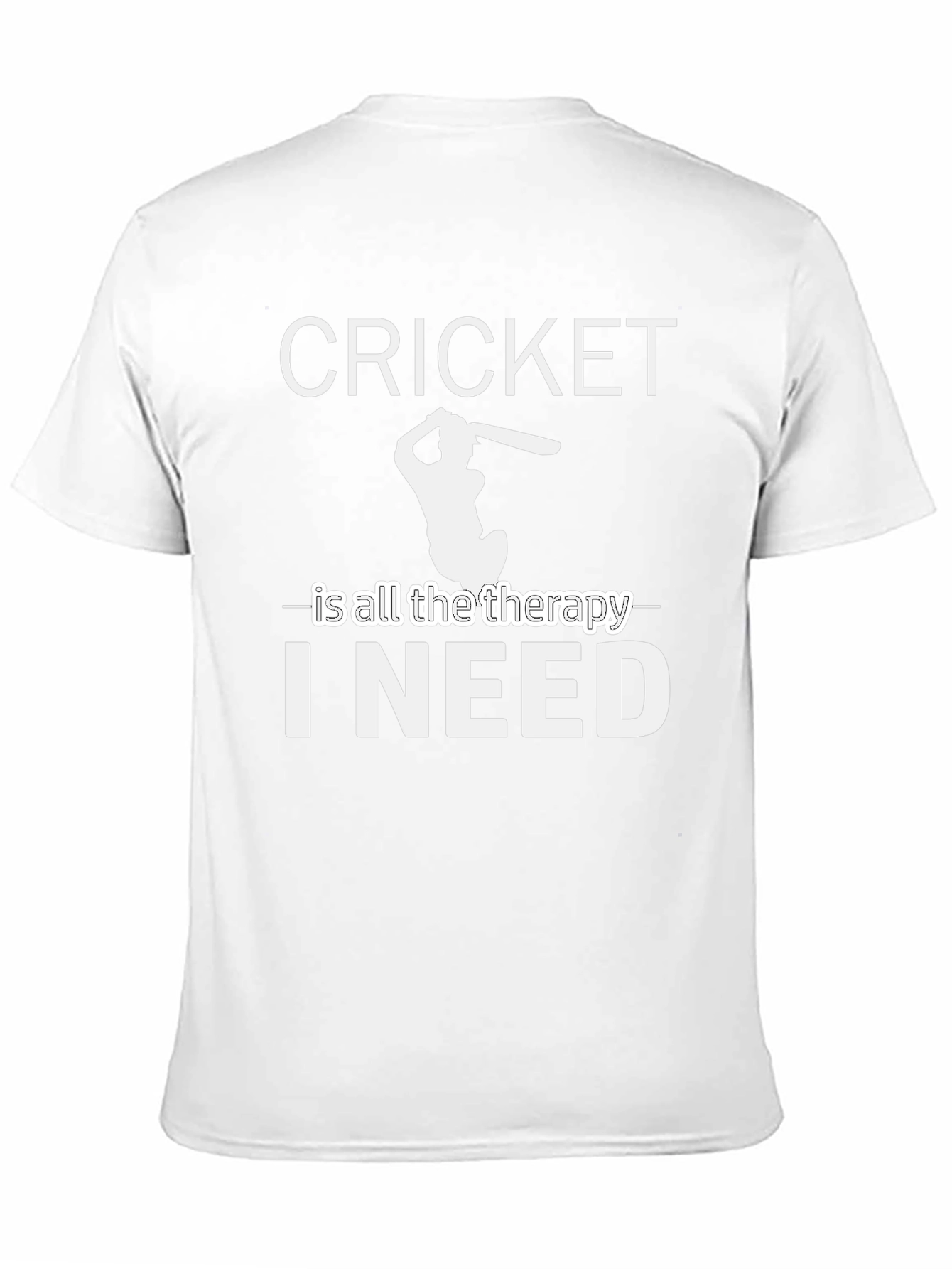 Cricket is All The Therapy T-Shirt