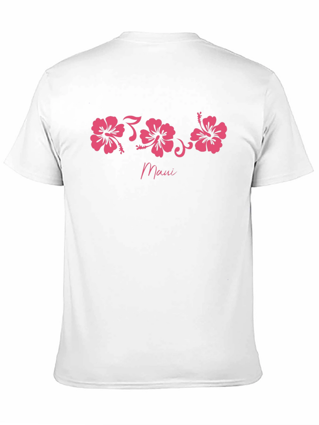 Maui Hibiscus Flower Graphic T-Shirt