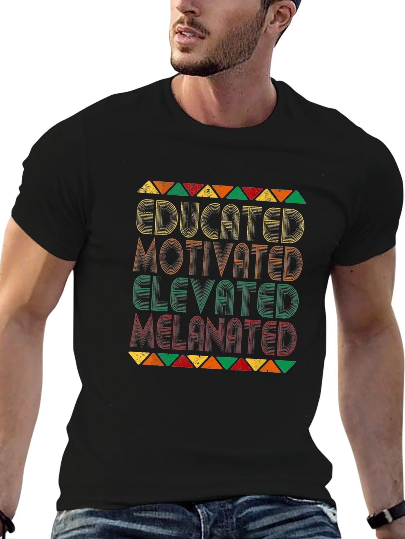 Educated Melanin T-Shirt - Afro Pride