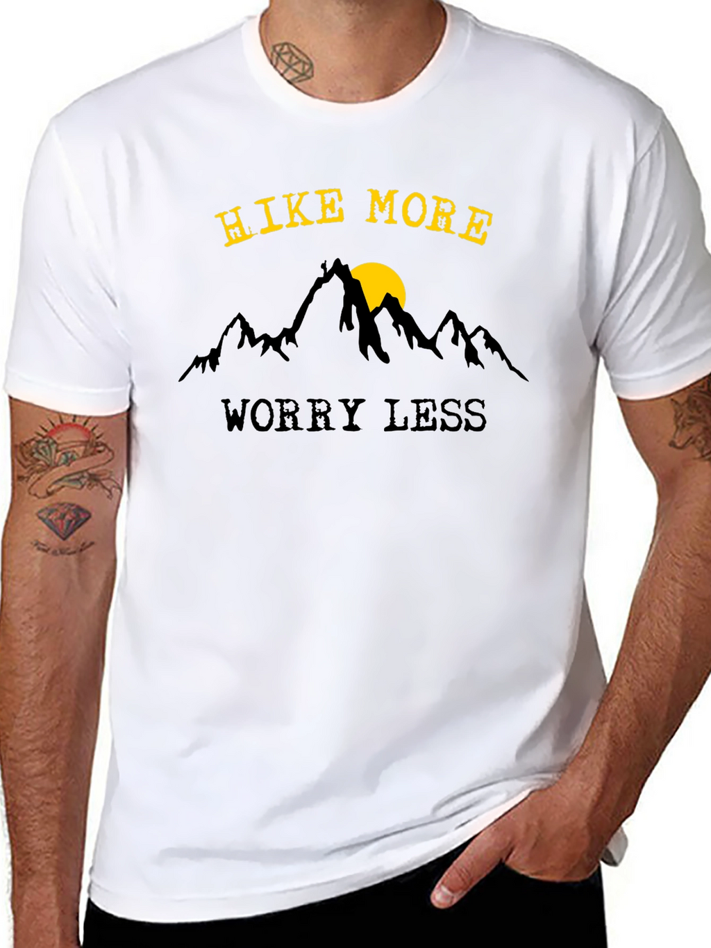 Hike More Worry Less Graphic Tee