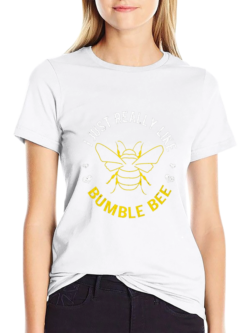 I Just Really Like Bumble Bees T-Shirt - Black