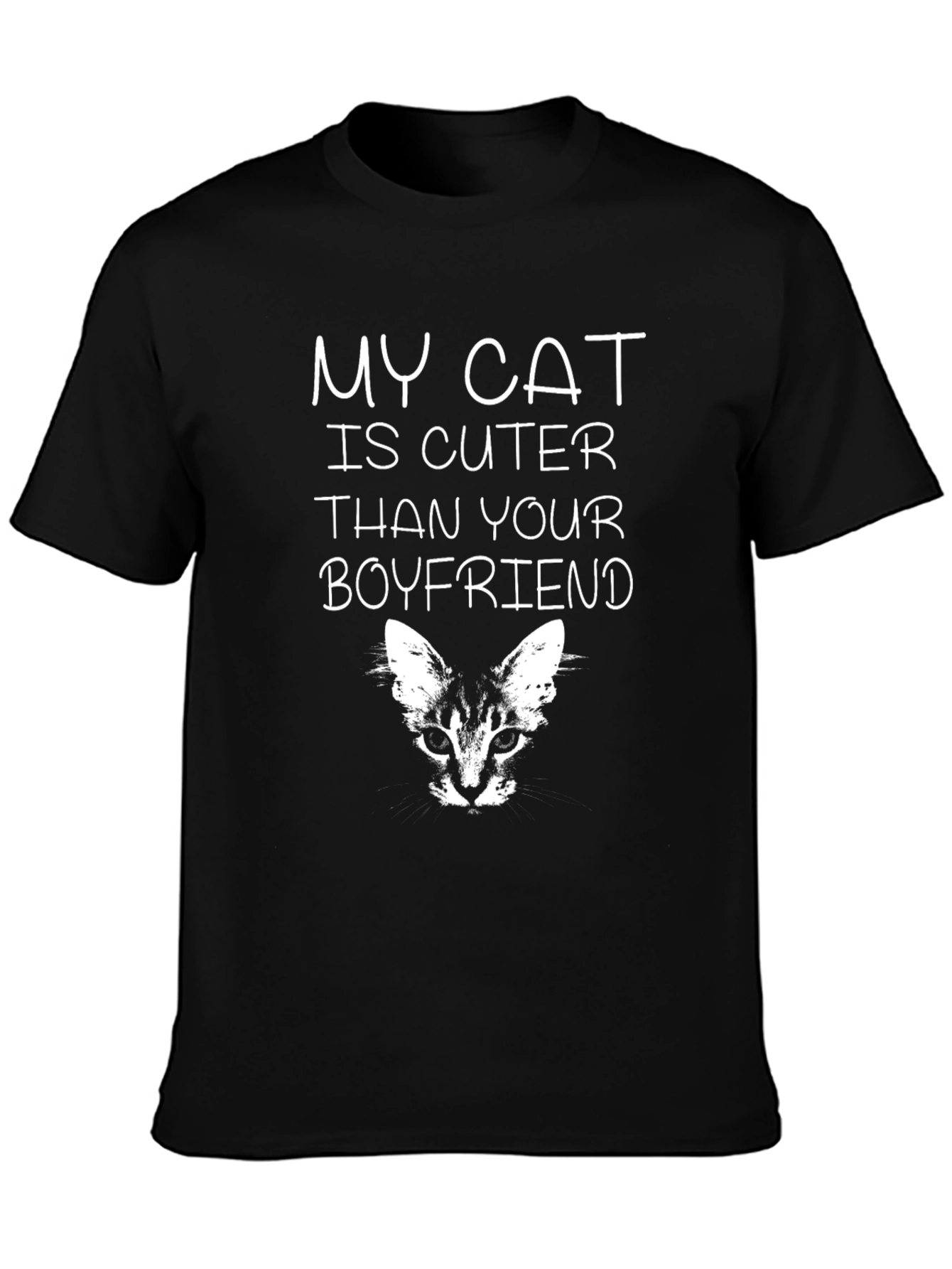 My Cat Is Cuter T-Shirt: Funny Cat Lover Tee