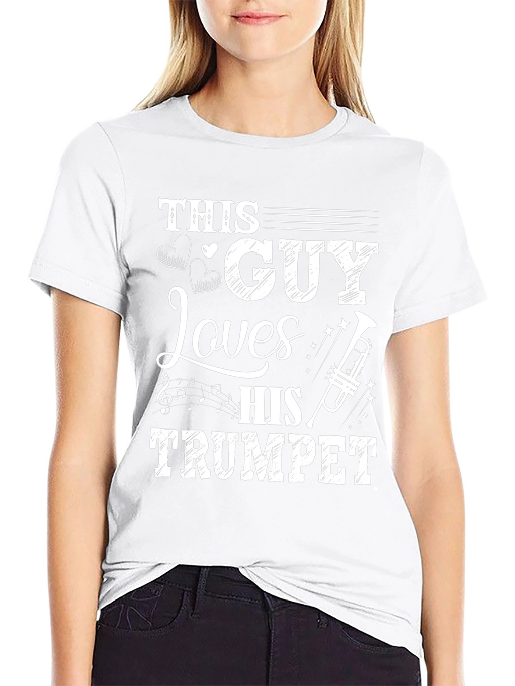 This Guy Loves His Trumpet - Musician T-Shirt