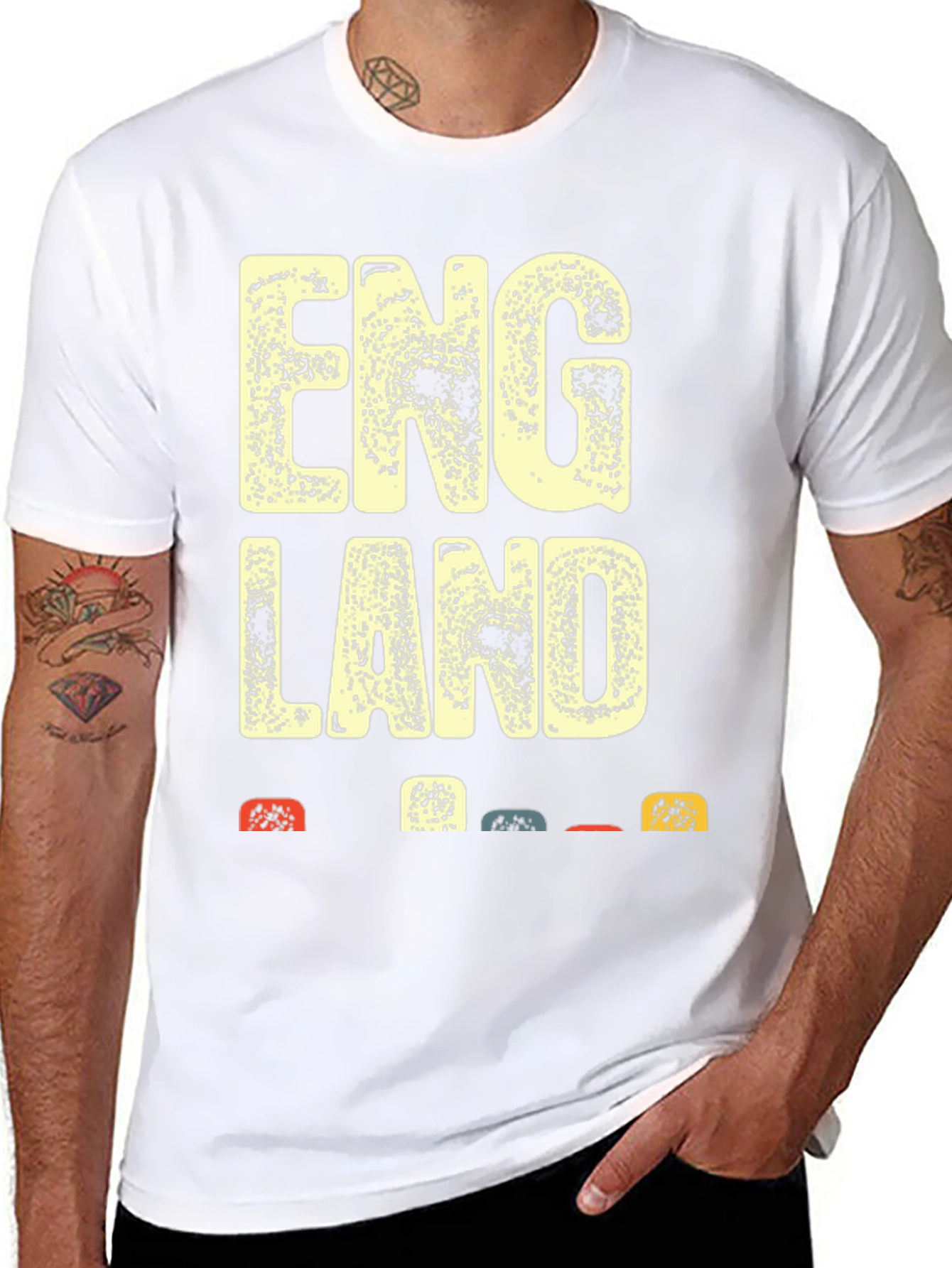 Retro England Graphic Tee - Black
