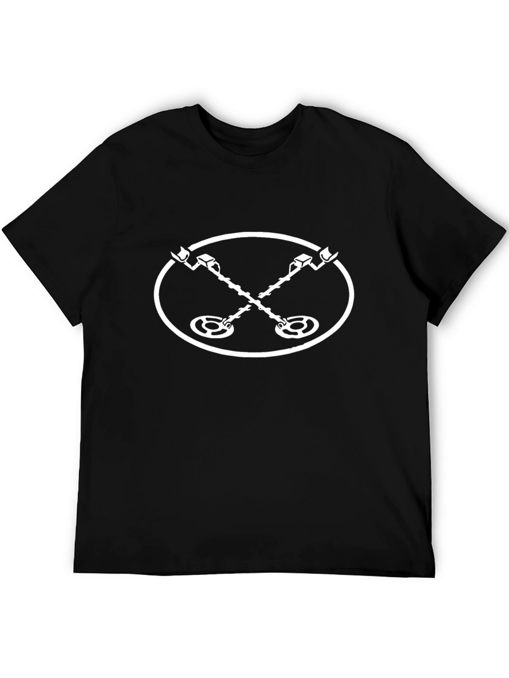 Metal Detector T-Shirt - Black Novelty Hobby Tee