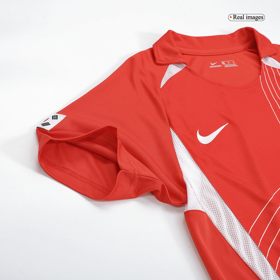 J S PARK #21 Retro South Korea Home Jersey 2002 Image 4