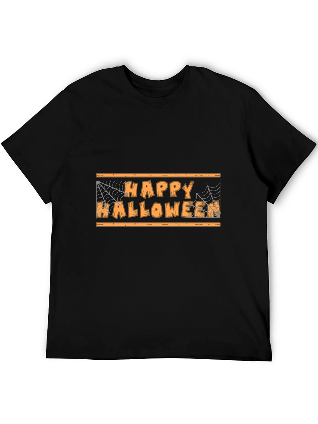 Happy Halloween Graphic Tee - Black