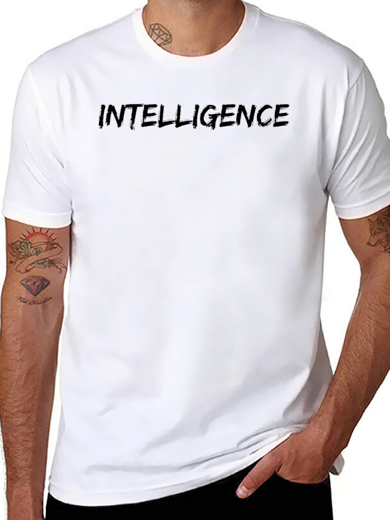 Intelligence Graphic Black T-Shirt