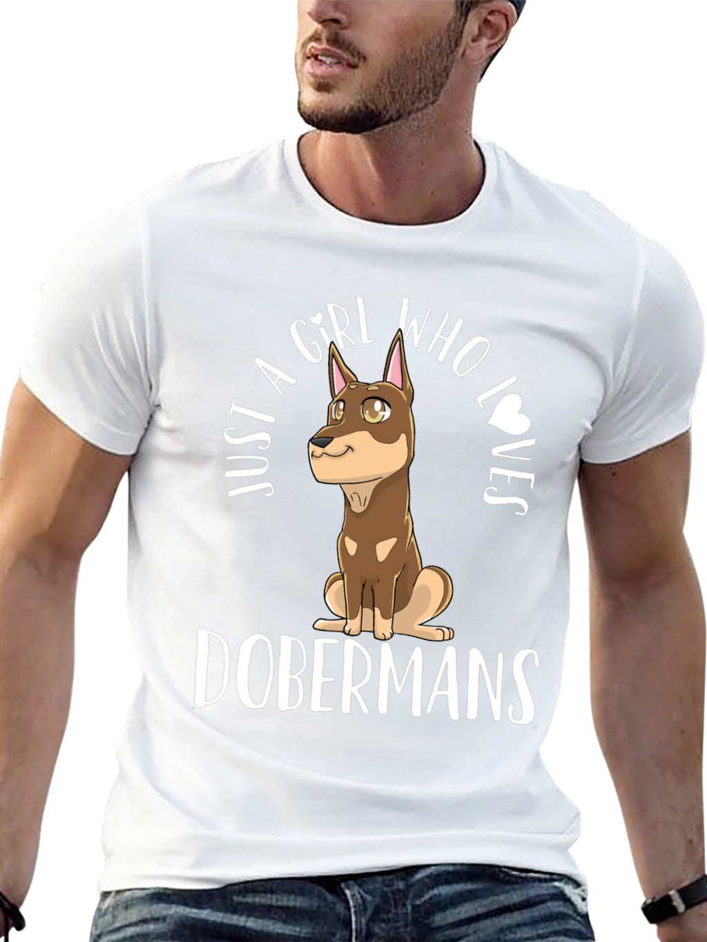 Doberman Girls T-Shirt - Dog Lover Tee