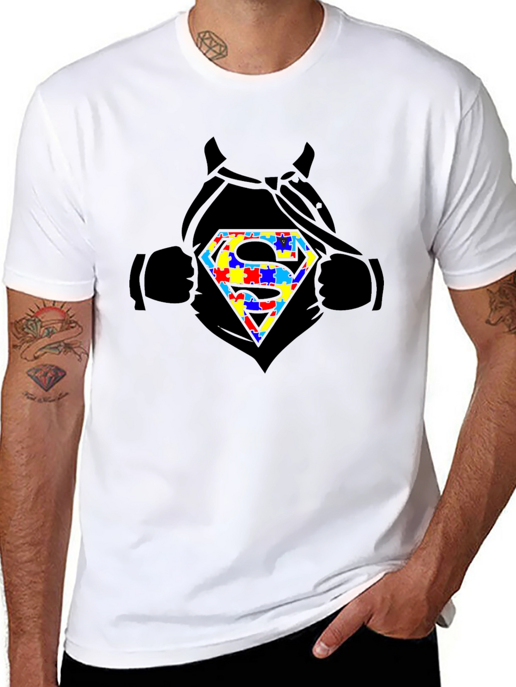 Autism Awareness Superman T-Shirt
