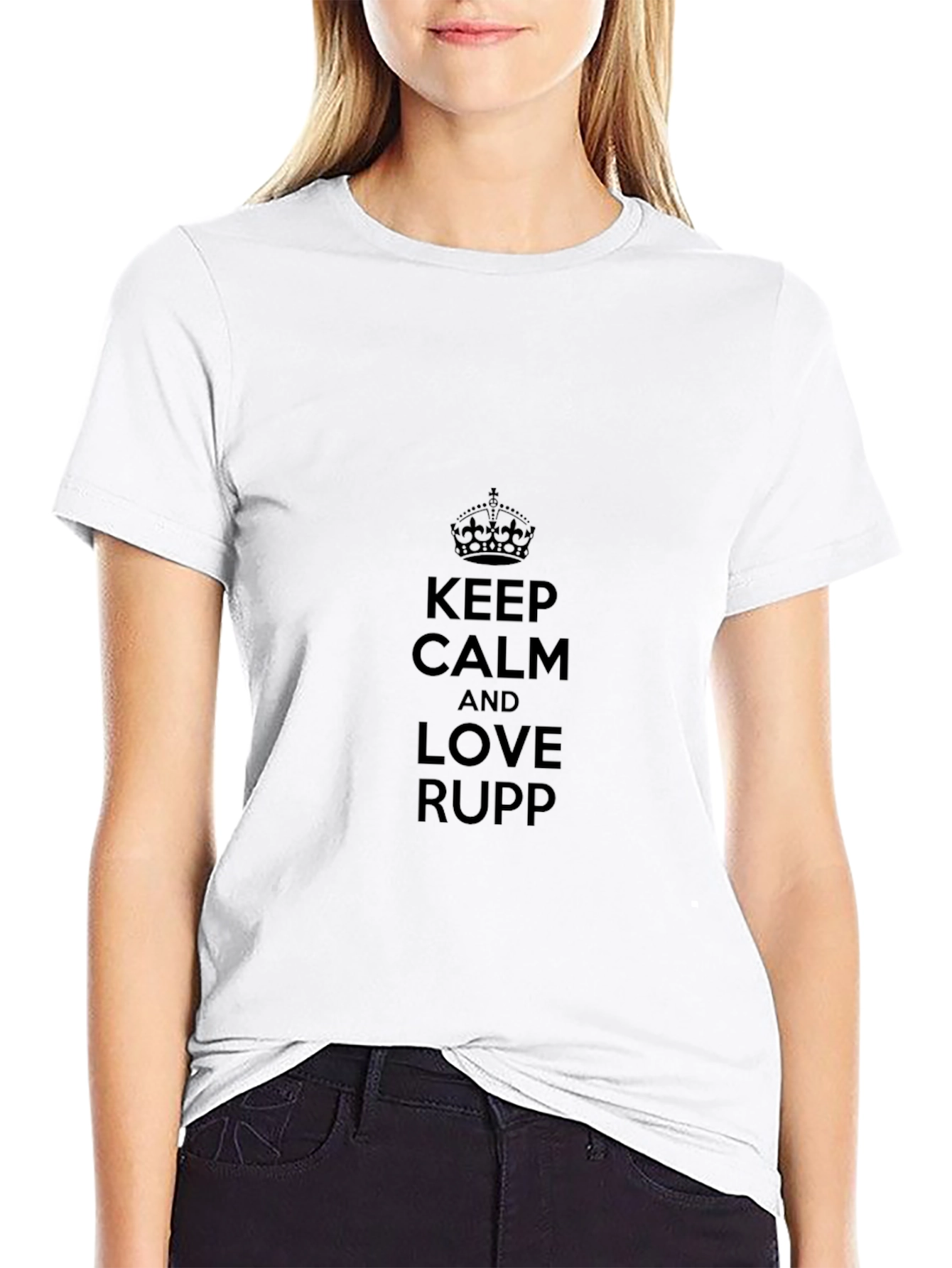 Keep Calm & Love Rupp Black Tee