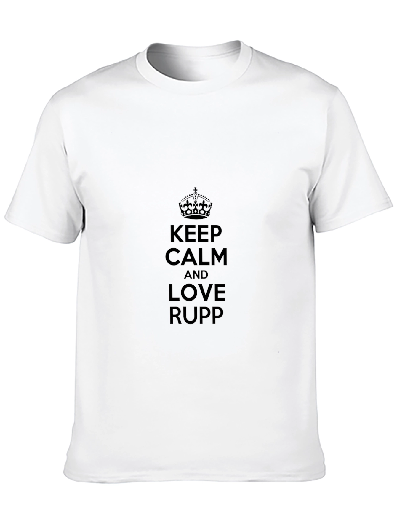 Keep Calm & Love Rupp Black Tee