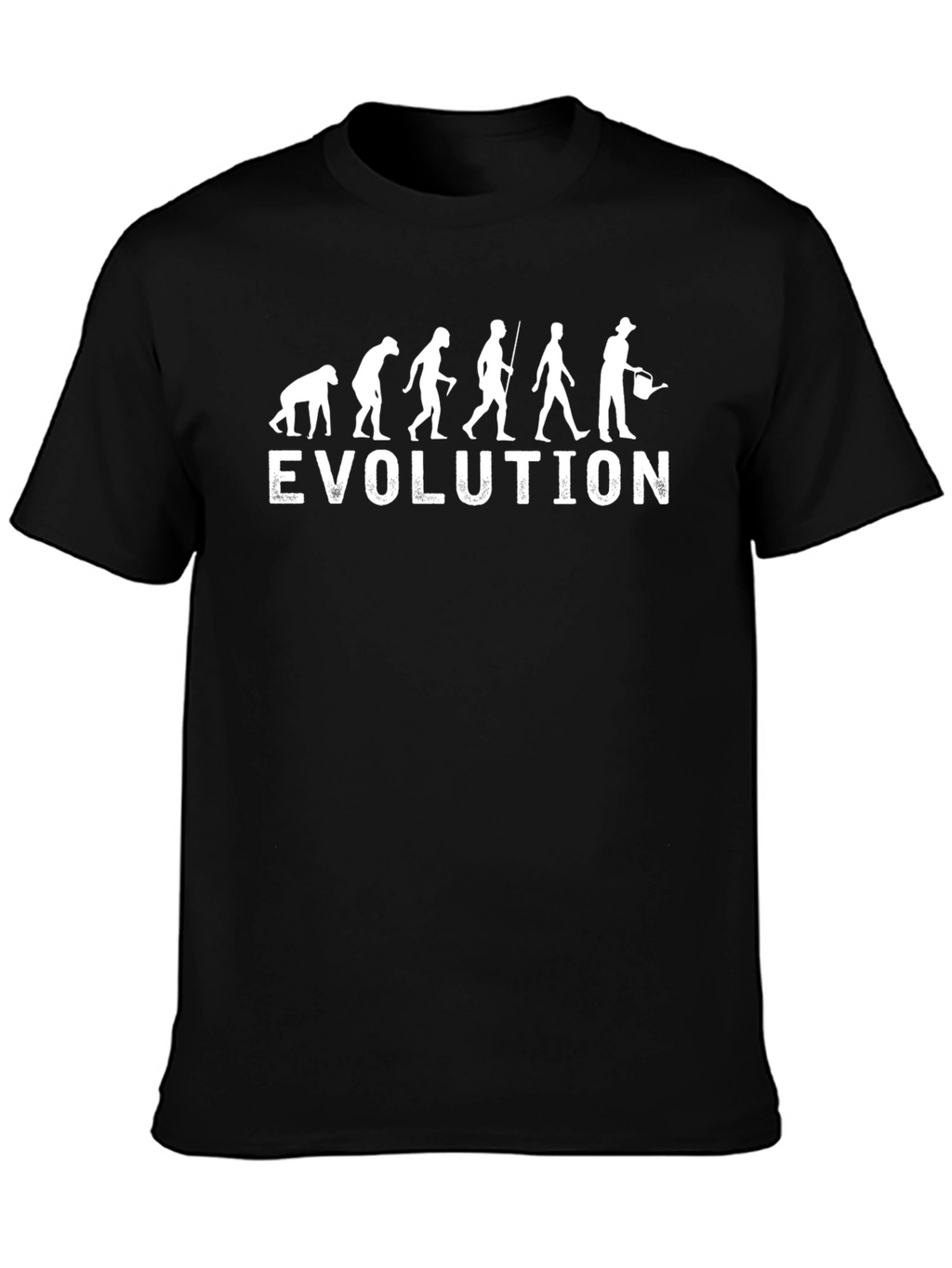 Evolution Gardener T-Shirt - Black Cotton Tee
